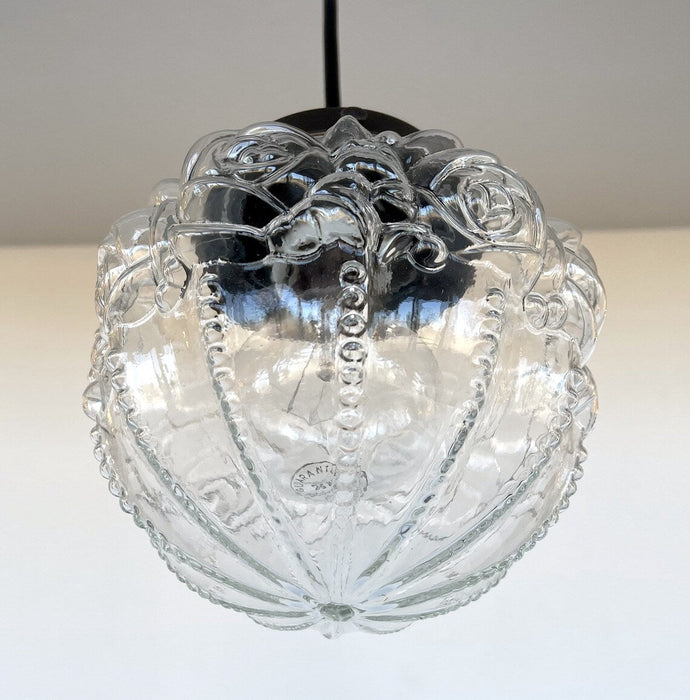 Embossed Antique Glass Globe PENDANT Lights - Sweatfully