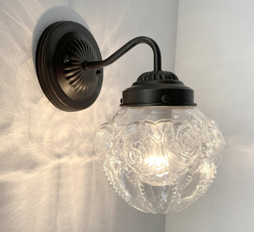 Victorian Embossed Globe Wall Light - Sweatfully