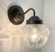 Victorian Embossed Globe Wall Light - Sweatfully