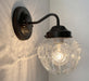 Victorian Embossed Globe Wall Light - Sweatfully