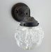 Victorian Embossed Globe Wall Light - Sweatfully