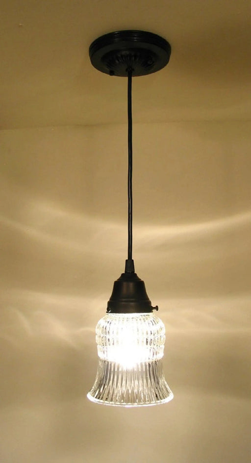 Vintage Bell Glass Hanging Pendant Light - Sweatfully