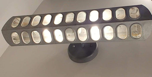 Galvanized Chicken Feeder Wall Vanity Light 18" - Sweatfully