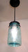 Vintage BLUE Mason Jar PENDANT Light - Sweatfully