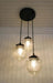 Acorn Glass Pendant Light Chandelier Trio - Sweatfully