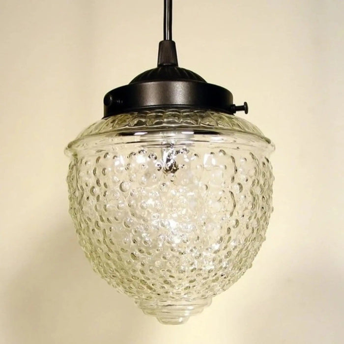 Antique Clear Glass Pendant Light - Sweatfully