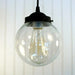Antique Seeded Glass Pendant Light - Sweatfully