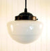 Schoolhouse Pendant LIGHT of Replica Mushroom Globe - Sweatfully