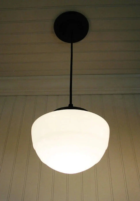 Schoolhouse Pendant LIGHT of Replica Mushroom Globe - Sweatfully