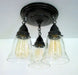 Seeded Glass Ceiling LIGHT Chain Trio - Sweatfully