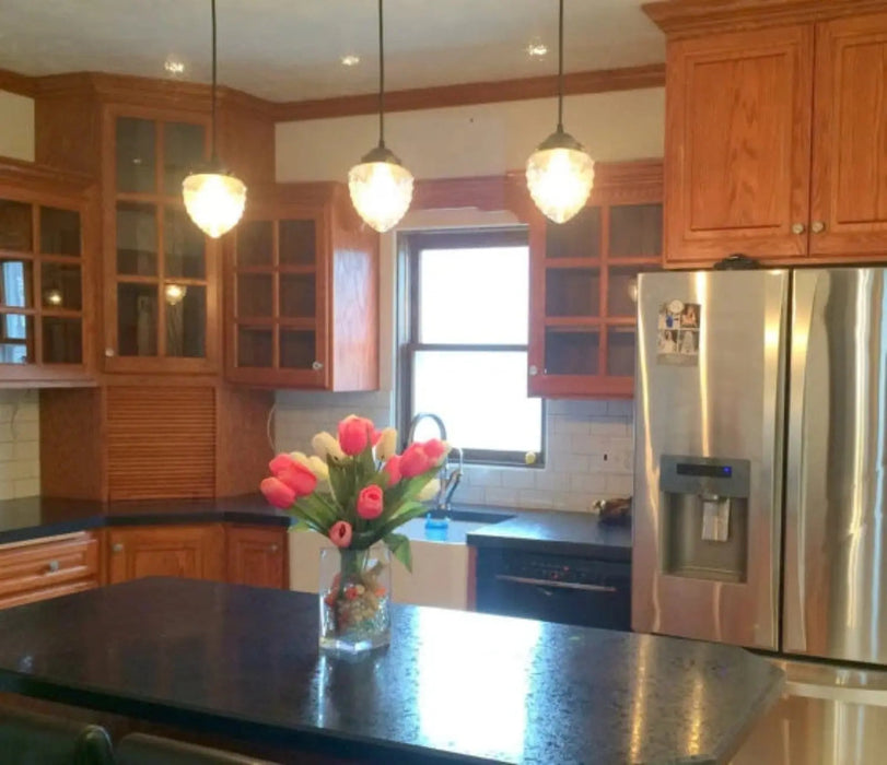Antique Clear Glass Pendant Light - Sweatfully
