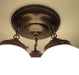 Milk Glass Opal Globe Ceiling Light Chain Trio - Sweatfully