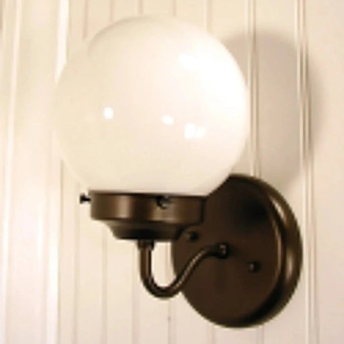 Milk Glass Modern Wall Sconce Light Fixture - Sweatfully