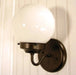 Milk Glass Modern Wall Sconce Light Fixture - Sweatfully