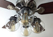 Modern Globe Ceiling Fan Light - Sweatfully