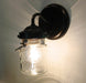 Vintage Mason Jar WALL LIGHT Sconce - Sweatfully