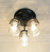 Mason Jar LIGHT FIXTURE Vintage PINT Chain Trio - Sweatfully