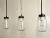 Mason Jar TRACK LIGHTING Pendant SINGLE New Quart - Sweatfully