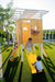 Forest - Modern Backyard Outdoor Swing Set 2 Swings And Trapeze Bar - Sweatfully
