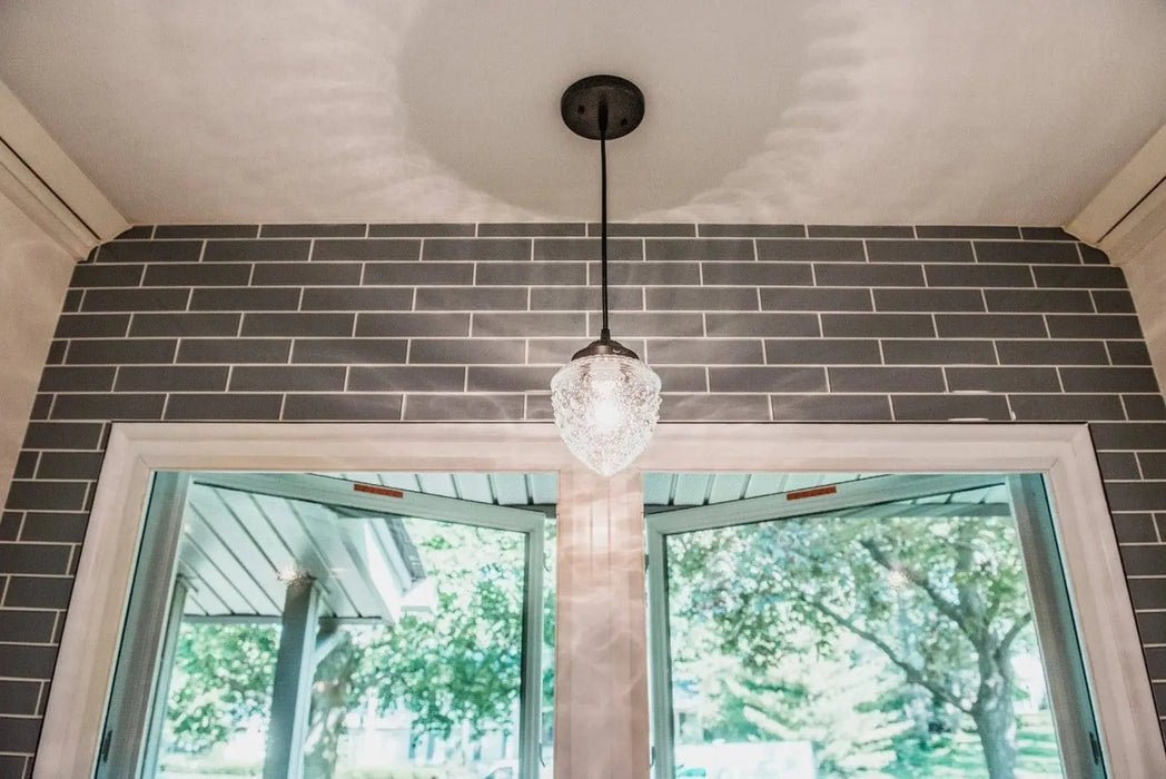 Antique Clear Glass Pendant Light - Sweatfully