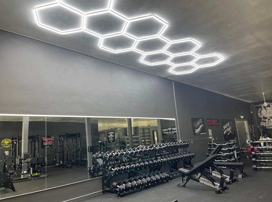 HexGlow Lighting Long 11 Hex Kit (17.5' x 5.5') - Sweatfully