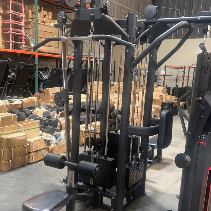 SFE Commercial 4 Station Jungle Gym Machine with (4) Weight Stacks (New) - Sweatfully