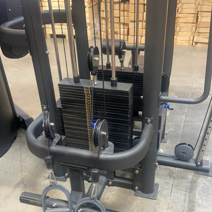 SFE Commercial 4 Station Jungle Gym Machine with (4) Weight Stacks (New) - Sweatfully