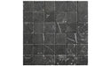 Taurus Black Tumbled Marble Tile 4"x 4" - Sweatfully