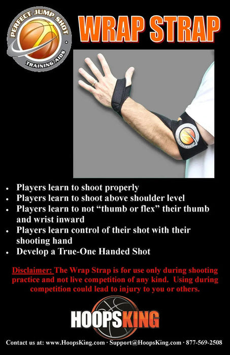 Wrap Strap (Off Hand) | Basketball Shooting Aid - Sweatfully