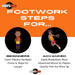 HoopsKing Basketball Footwork Training Mat Steps - Sweatfully