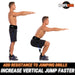 HoopsKing Vertical Jump Trainer Resistance Bands | Waist to Heels - Sweatfully