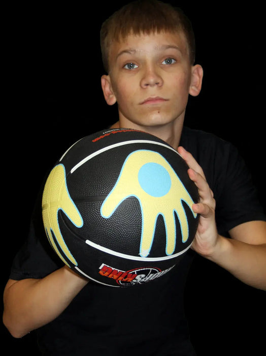 Hands on Shooter Basketball w- Hand Placement - Sweatfully