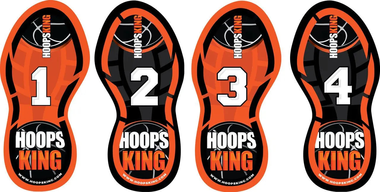 HoopsKing Basketball Footwork Training Mat Steps - Sweatfully
