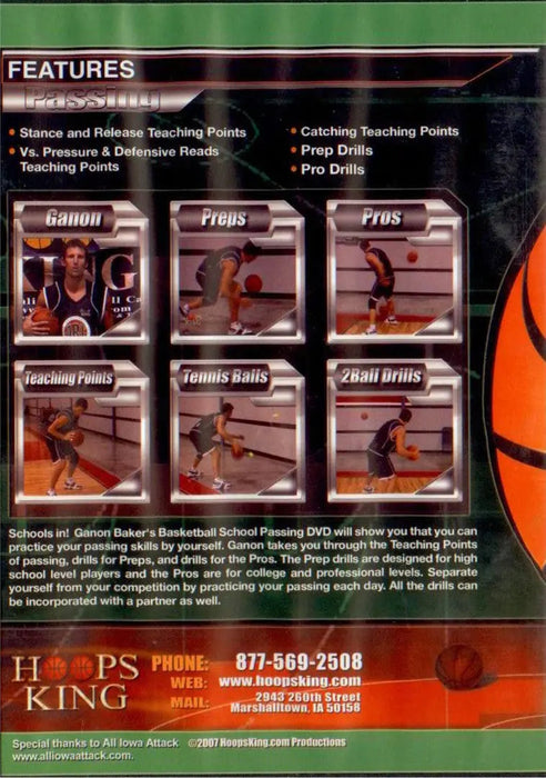 Ganon Baker's Basketball School: Passing - Sweatfully