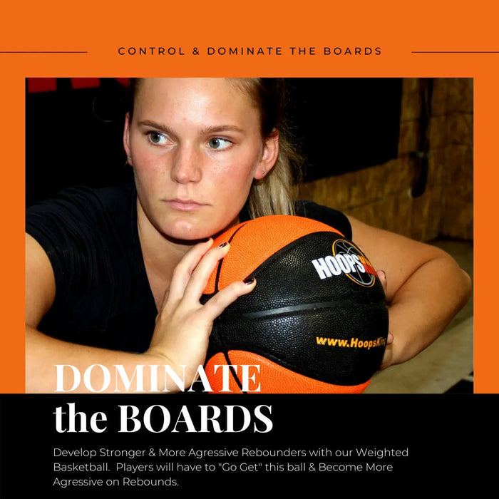 Weighted Indoor Basketball for Training (Men or Women) |29.5" & 28.5" - Sweatfully