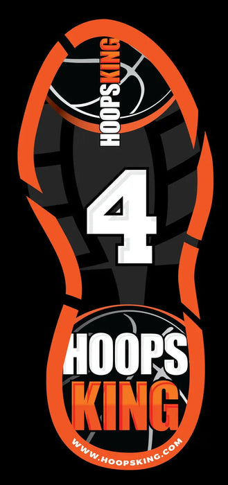 HoopsKing Basketball Footwork Training Mat Steps - Sweatfully