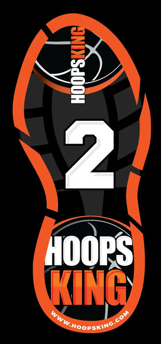 HoopsKing Basketball Footwork Training Mat Steps - Sweatfully
