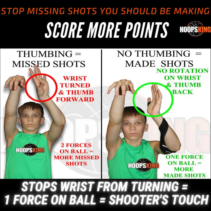 Wrap Strap (Off Hand) | Basketball Shooting Aid - Sweatfully