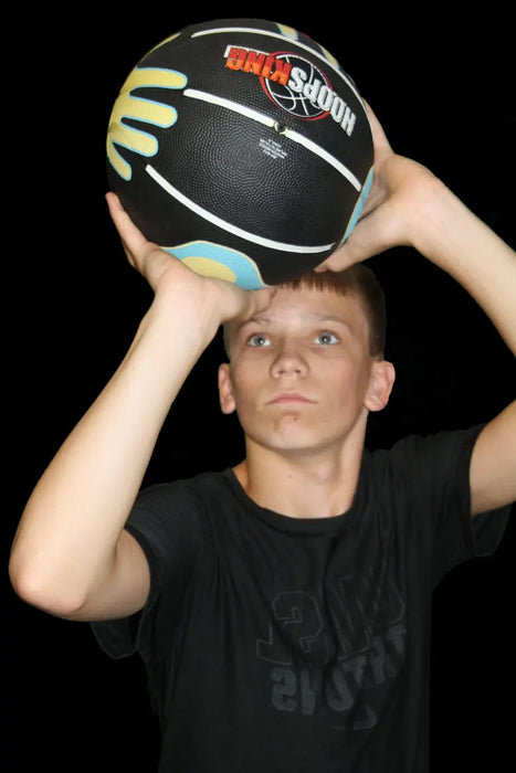 Hands on Shooter Basketball w- Hand Placement - Sweatfully