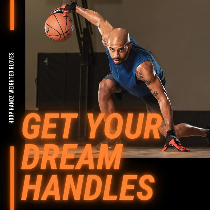 Hoop Handz Weighted Basketball Gloves | Heavy | Increase Hand Speed - Sweatfully