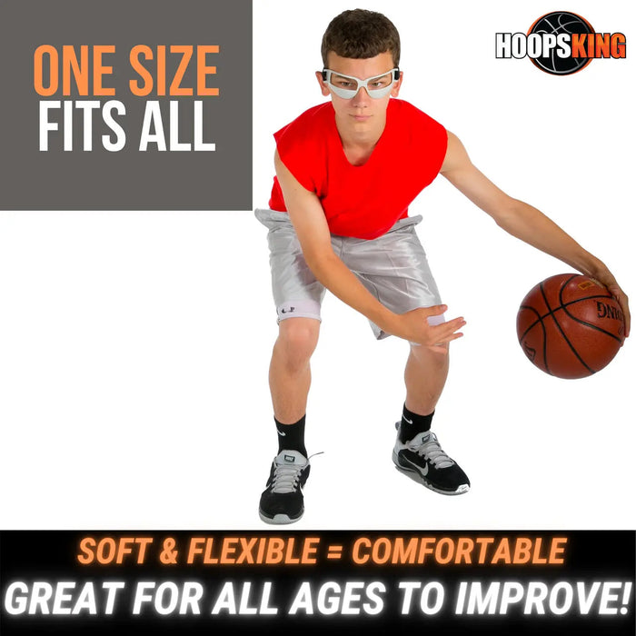 HoopsKing Basketball Dribble Goggles | Blinders Specs | Soccer - Sweatfully