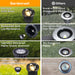 Gardenreet Brass In-ground Well Lights, Low Voltage IP65 Waterproof 12V LED Outdoor Landscape Lighting(Beacon Top 2203A) - Sweatfully