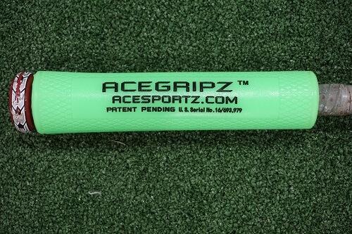 INCREASE EXIT VELOCITY & Bat Speed YOUTH MODEL- ACEGRIPZ Medium Straight Handle- 45mm - Sweatfully