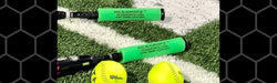 INCREASE EXIT VELOCITY & Bat Speed YOUTH MODEL- ACEGRIPZ Medium Straight Handle- 45mm - Sweatfully