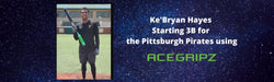 INCREASE EXIT VELOCITY & Bat Speed YOUTH MODEL- ACEGRIPZ Medium Straight Handle- 45mm - Sweatfully