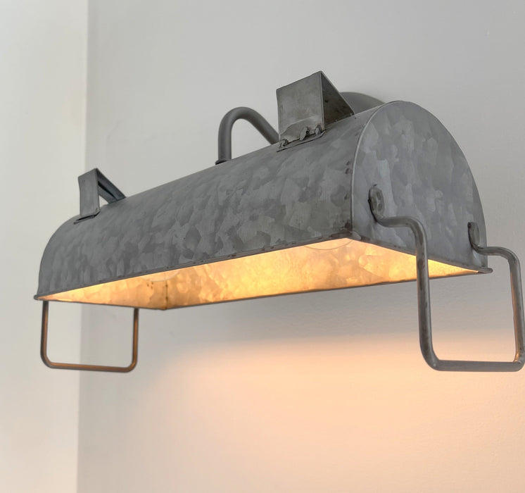 Industrial Galvanized Farmhouse Vanity Light - Sweatfully