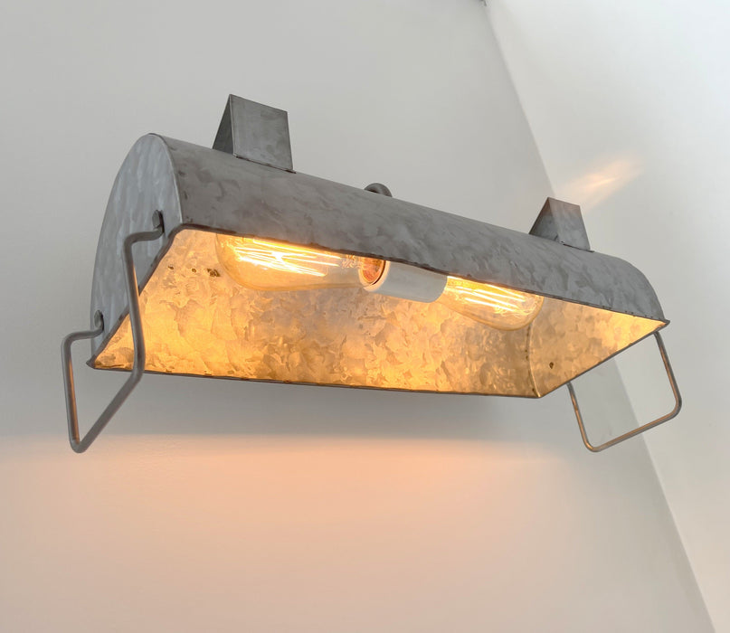 Industrial Galvanized Farmhouse Vanity Light - Sweatfully