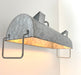 Industrial Galvanized Farmhouse Vanity Light - Sweatfully
