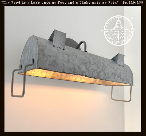Industrial Galvanized Farmhouse Vanity Light - Sweatfully