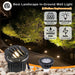 Gardenreet Brass In-ground Well Lights, Low Voltage IP65 Waterproof 12V LED Outdoor Landscape Lighting(Grated Top 2202B) - Sweatfully